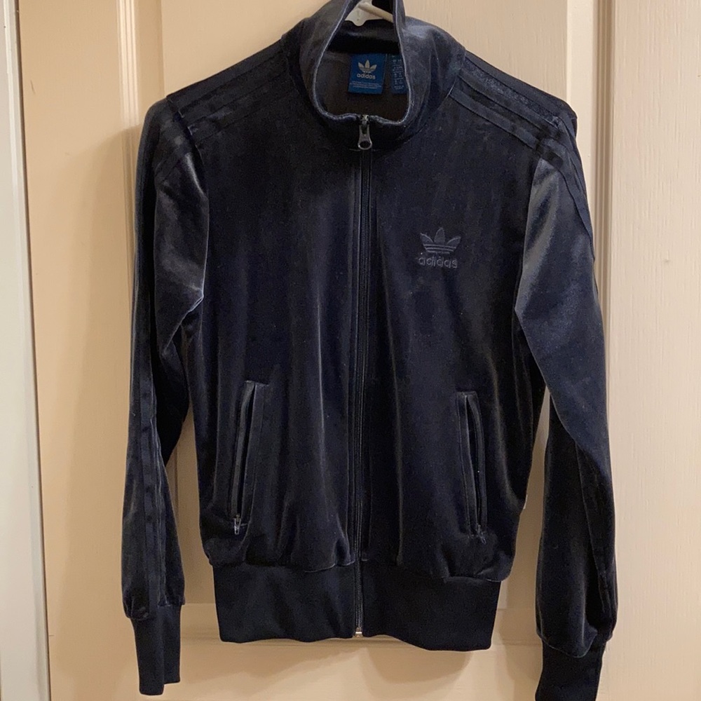Adidas Originals velour track jacket